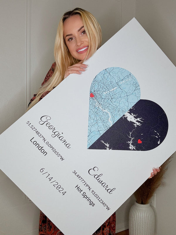 Personalized Maps - Most Romantic Gift