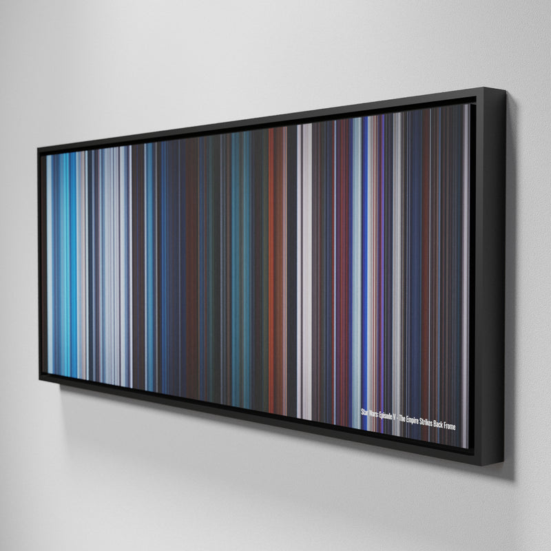 Side view of Framed Buff's of Star Wars: Episode V - The Empire Strikes Back Frome on the wall