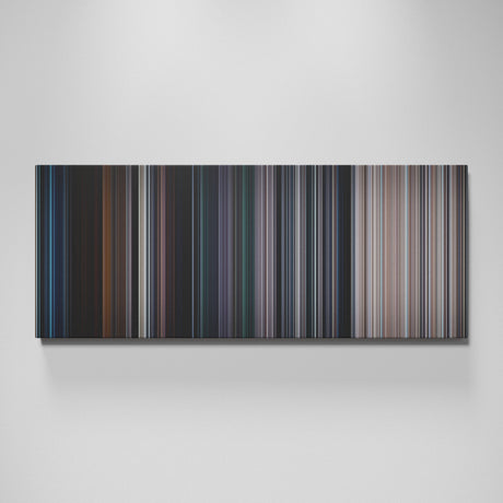 The Avengers movie canvas wall art - color palette print