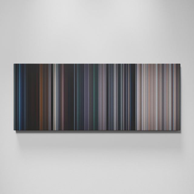 The Avengers movie canvas wall art - color palette print
