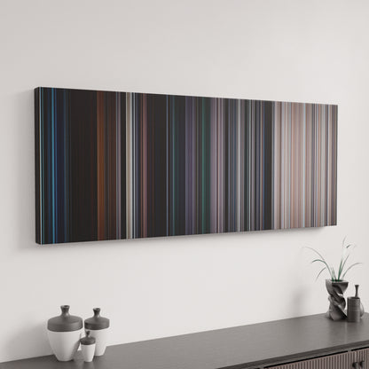 Minimal interior design with The Avengers Frome on the wall