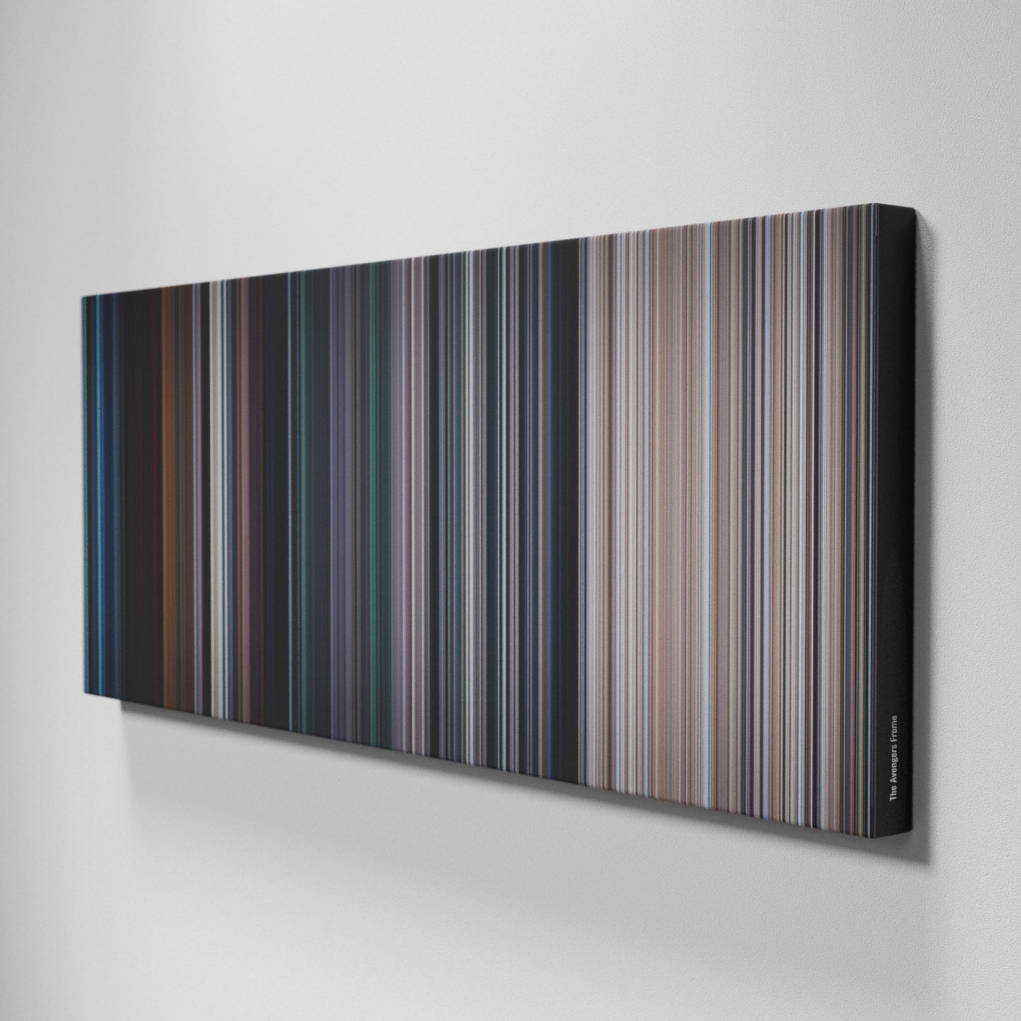 Side view of Buff's of The Avengers Frome on the wall