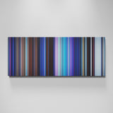 Frozen movie canvas wall art - color palette print