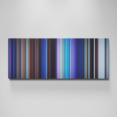 Frozen movie canvas wall art - color palette print
