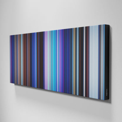 Side view of Buff's of Frozen Frome on the wall