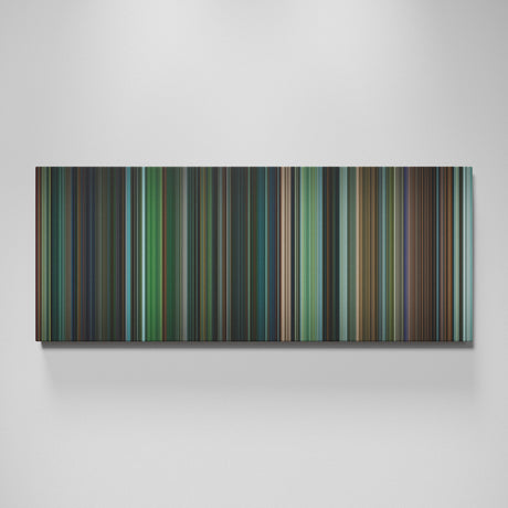 Joker movie canvas wall art - color palette print