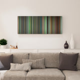 Joker canvas print in living room - film wall decor