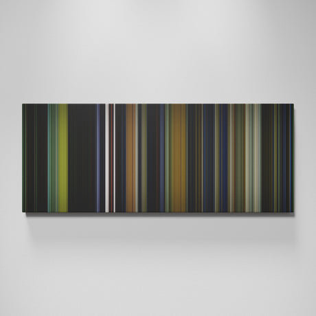 The Matrix movie canvas wall art - color palette print
