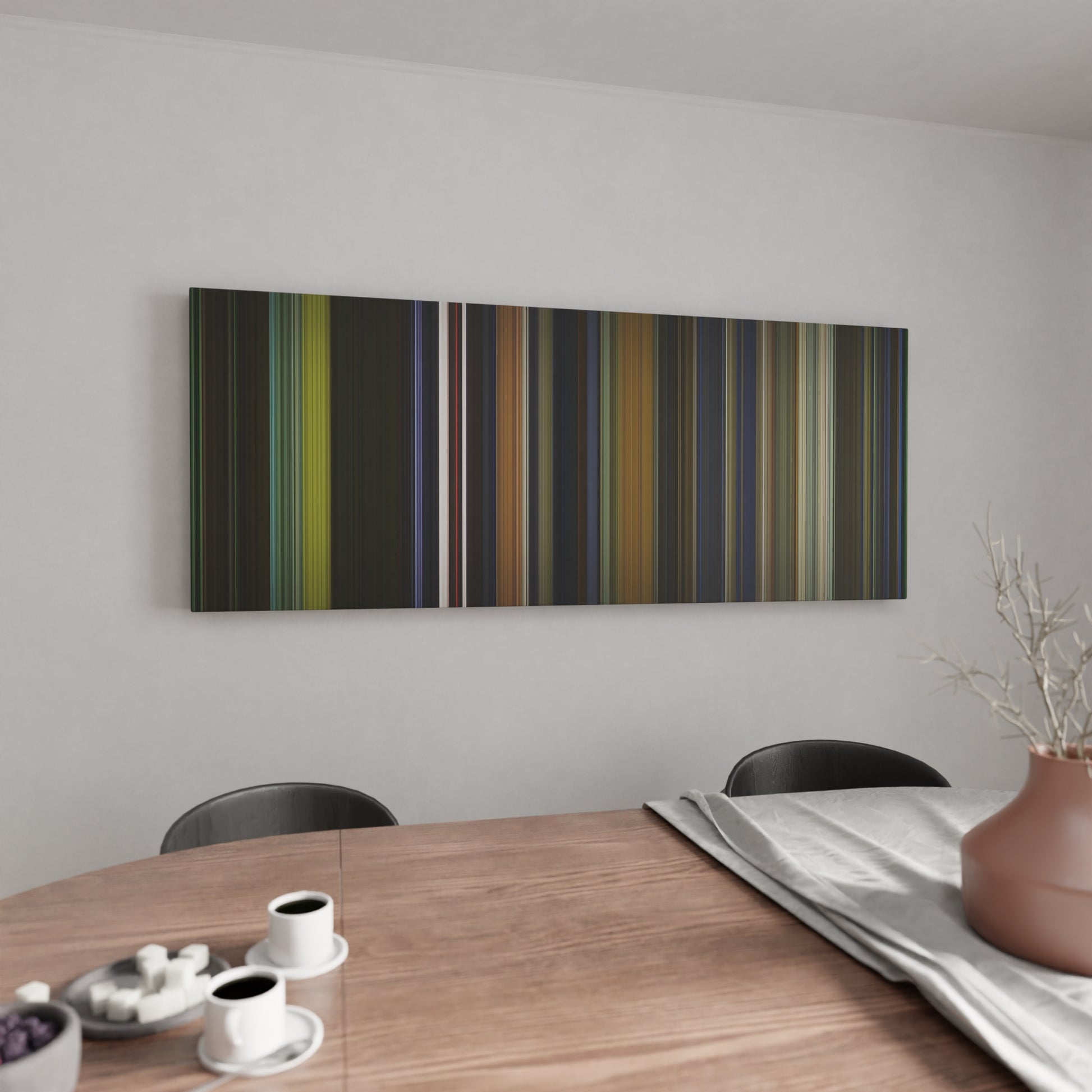 Kitchen with The Matrix Frome on the wall