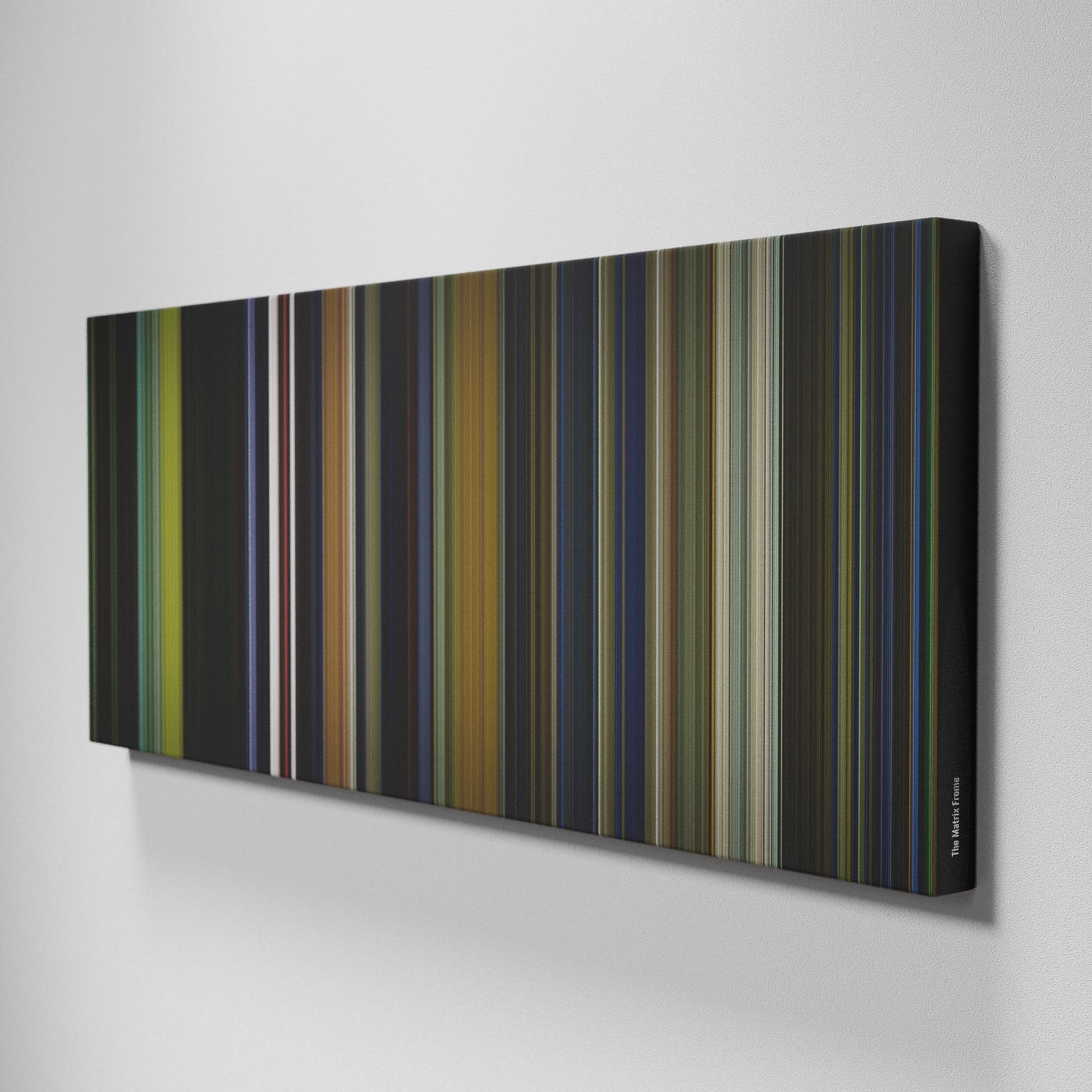 Side view of Buff's of The Matrix Frome on the wall