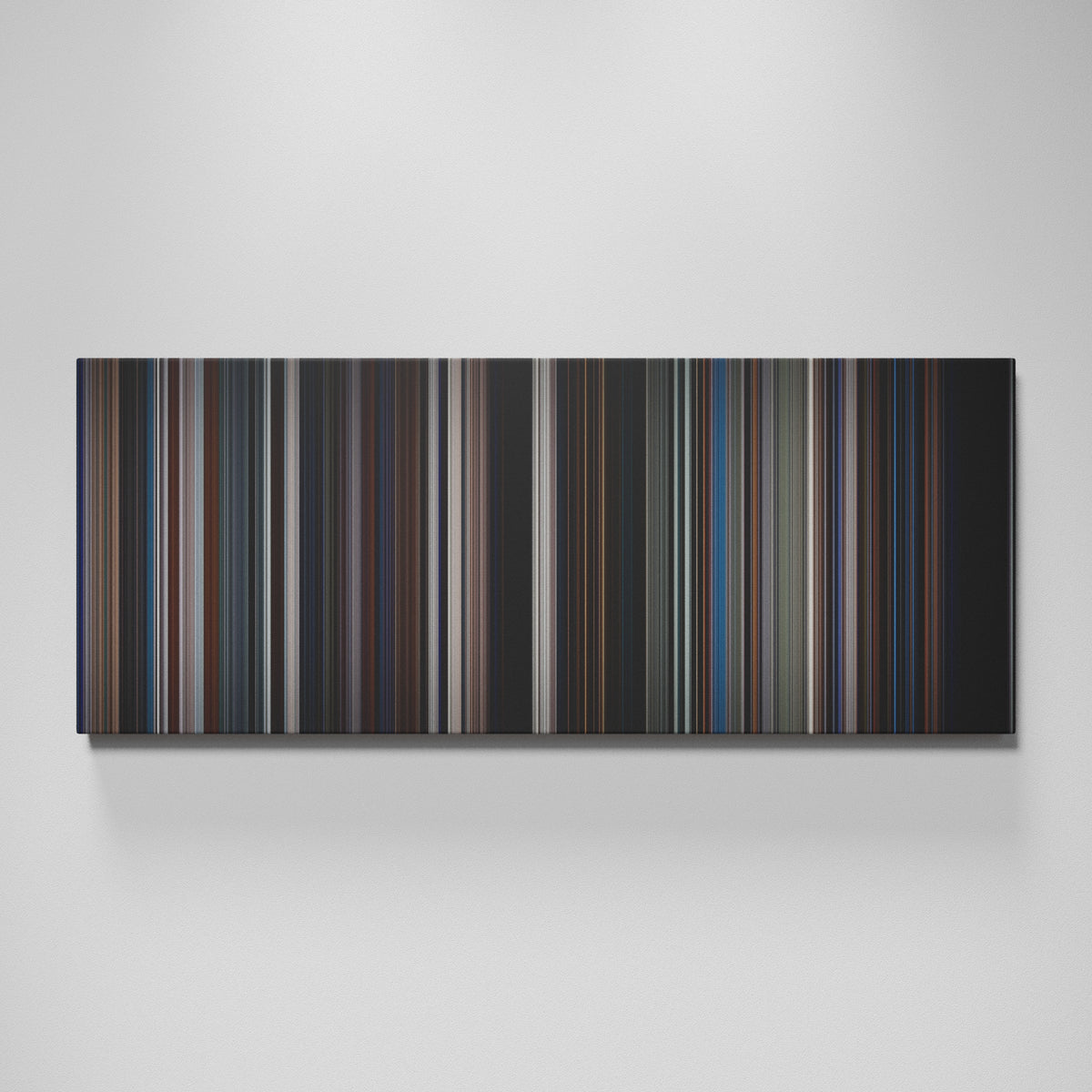 The Dark Knight movie canvas wall art - color palette print