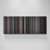 The Dark Knight movie canvas wall art - color palette print