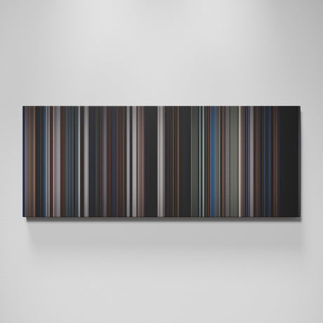 The Dark Knight movie canvas wall art - color palette print