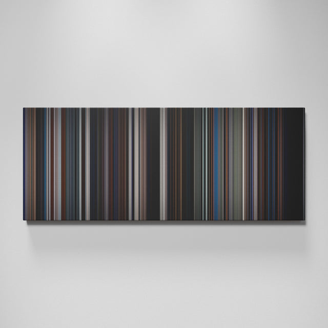 The Dark Knight movie canvas wall art - color palette print