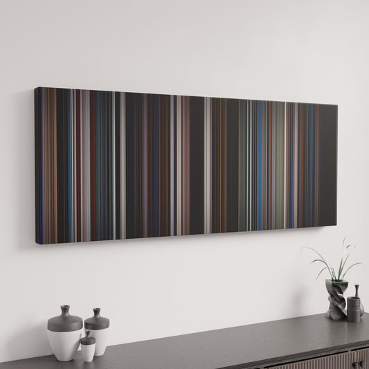 Minimal interior design with The Dark Knight Frome on the wall