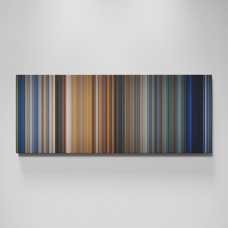 Titanic movie canvas wall art - color palette print