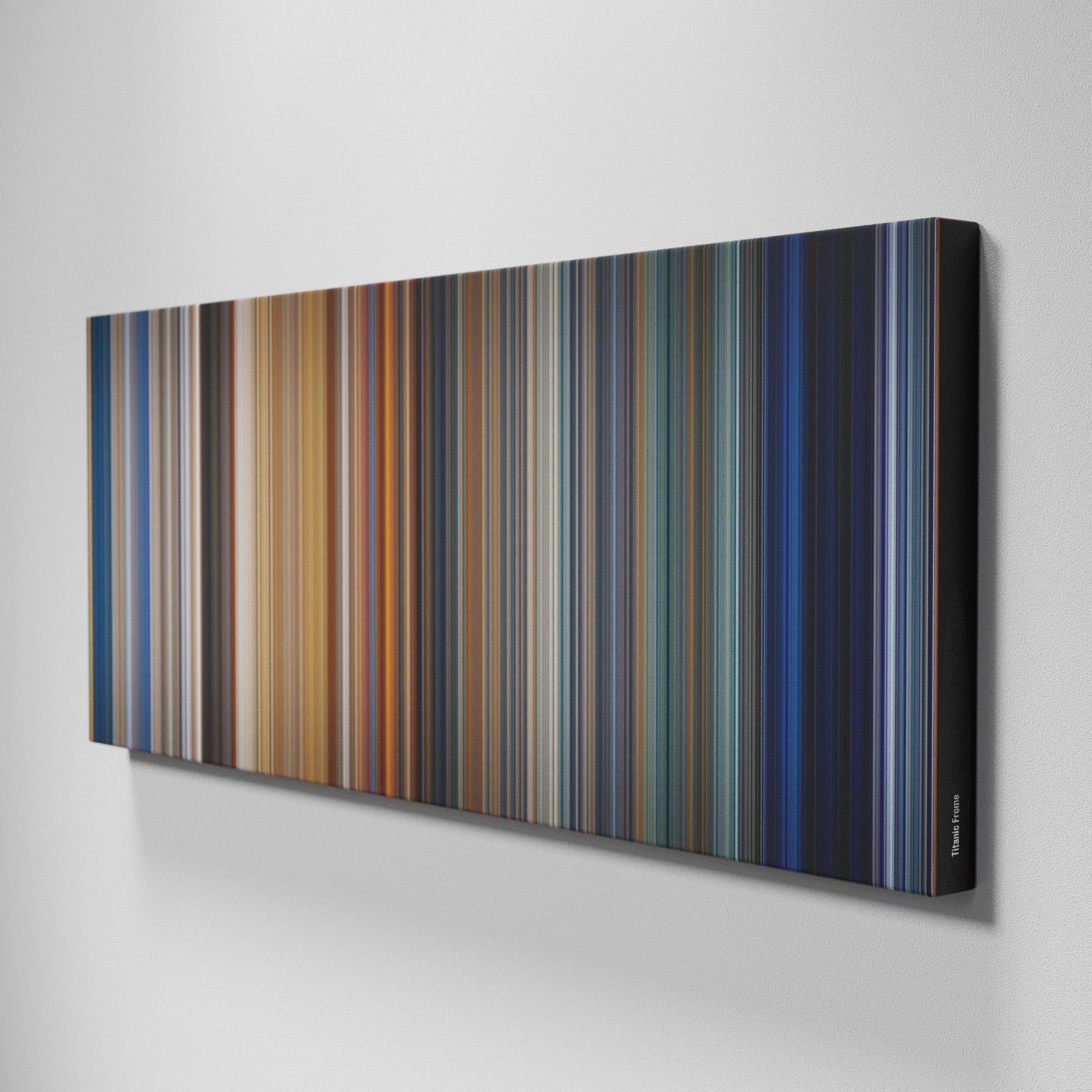 Side view of Buff's of Titanic Frome on the wall