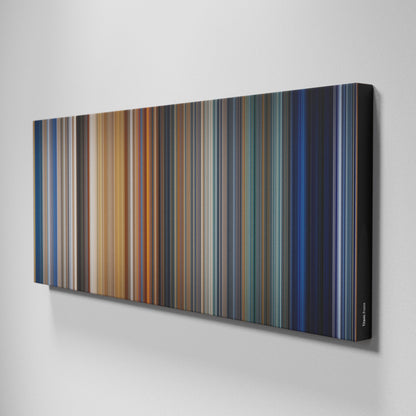 Side view of Buff's of Titanic Frome on the wall