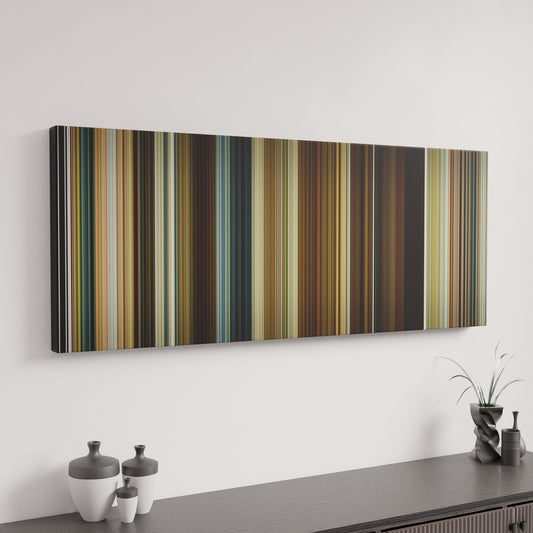 Minimal interior design with Casino Royale Frome on the wall