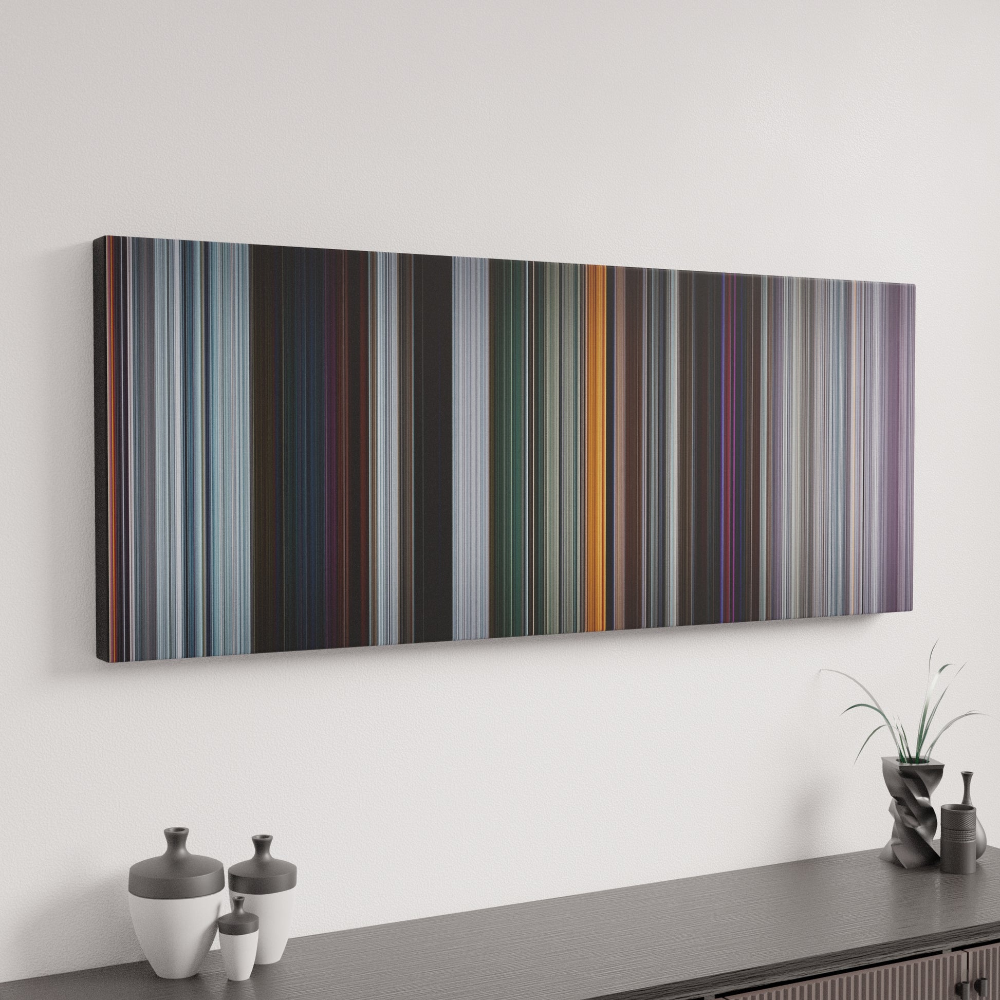 Minimal interior design with Deadpool Frome on the wall