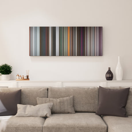 Deadpool canvas print in living room - film wall decor