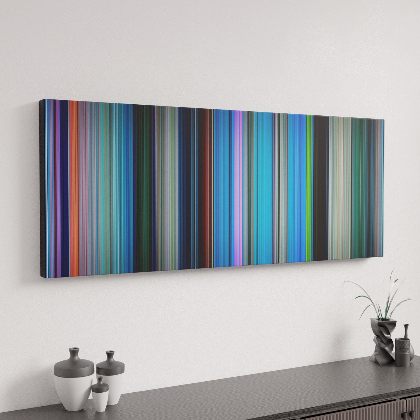 Minimal interior design with Finding Nemo Frome on the wall