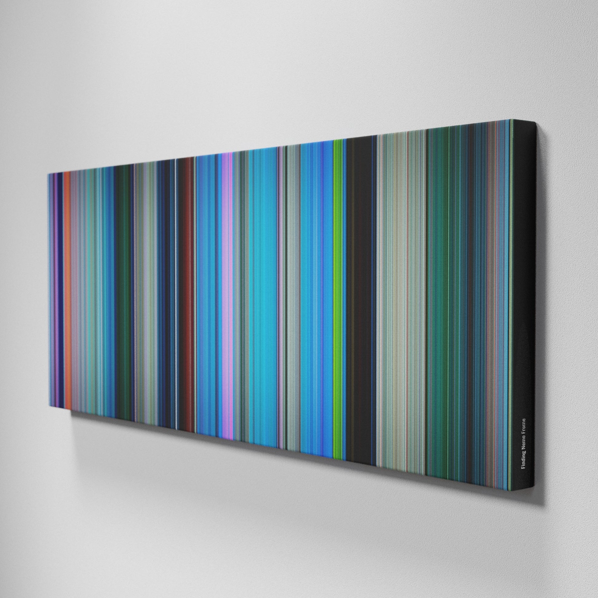 Side view of Buff's of Finding Nemo Frome on the wall