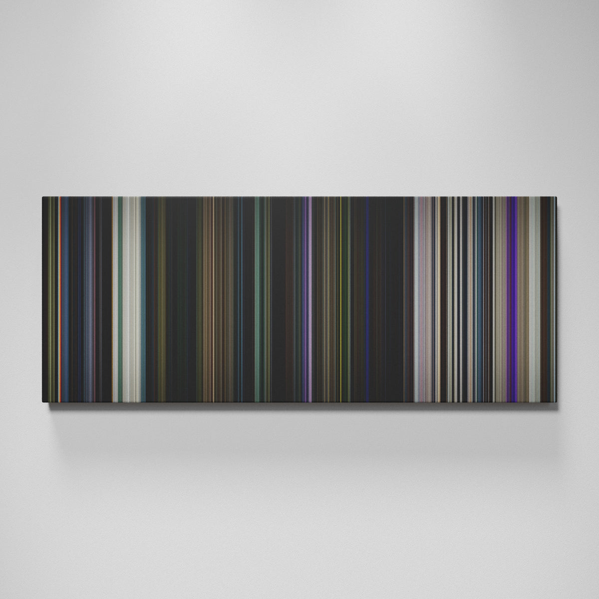Guardians of the Galaxy movie canvas wall art - color palette print