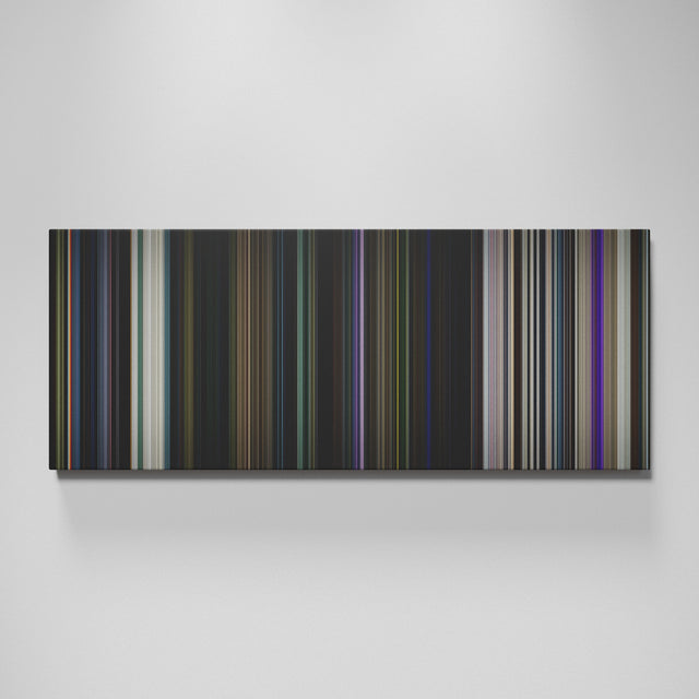 Guardians of the Galaxy movie canvas wall art - color palette print