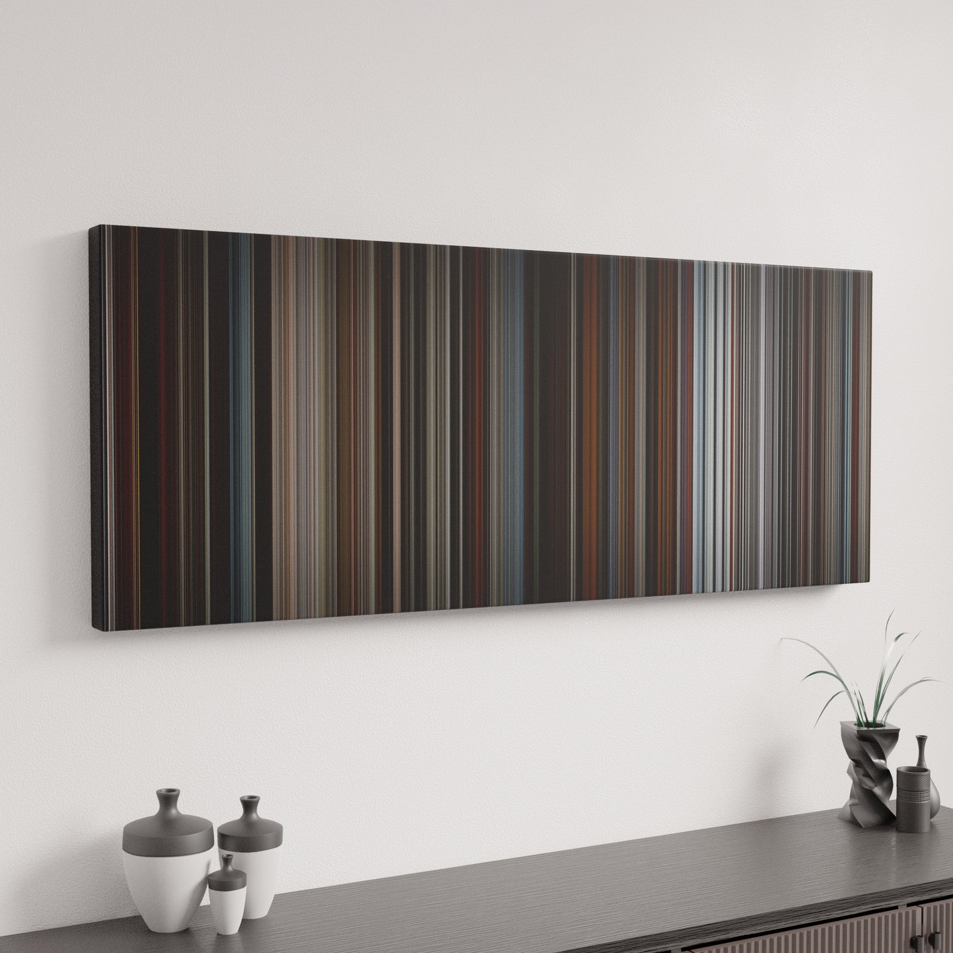 Minimal interior design with Inception Frome on the wall