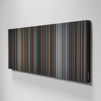 Side view of Buff's of Inception Frome on the wall