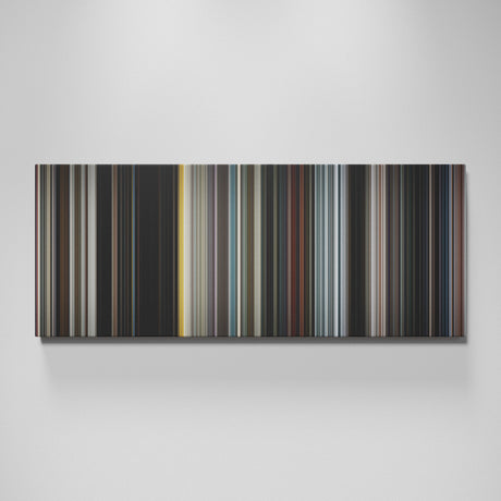 Iron Man movie canvas wall art - color palette print