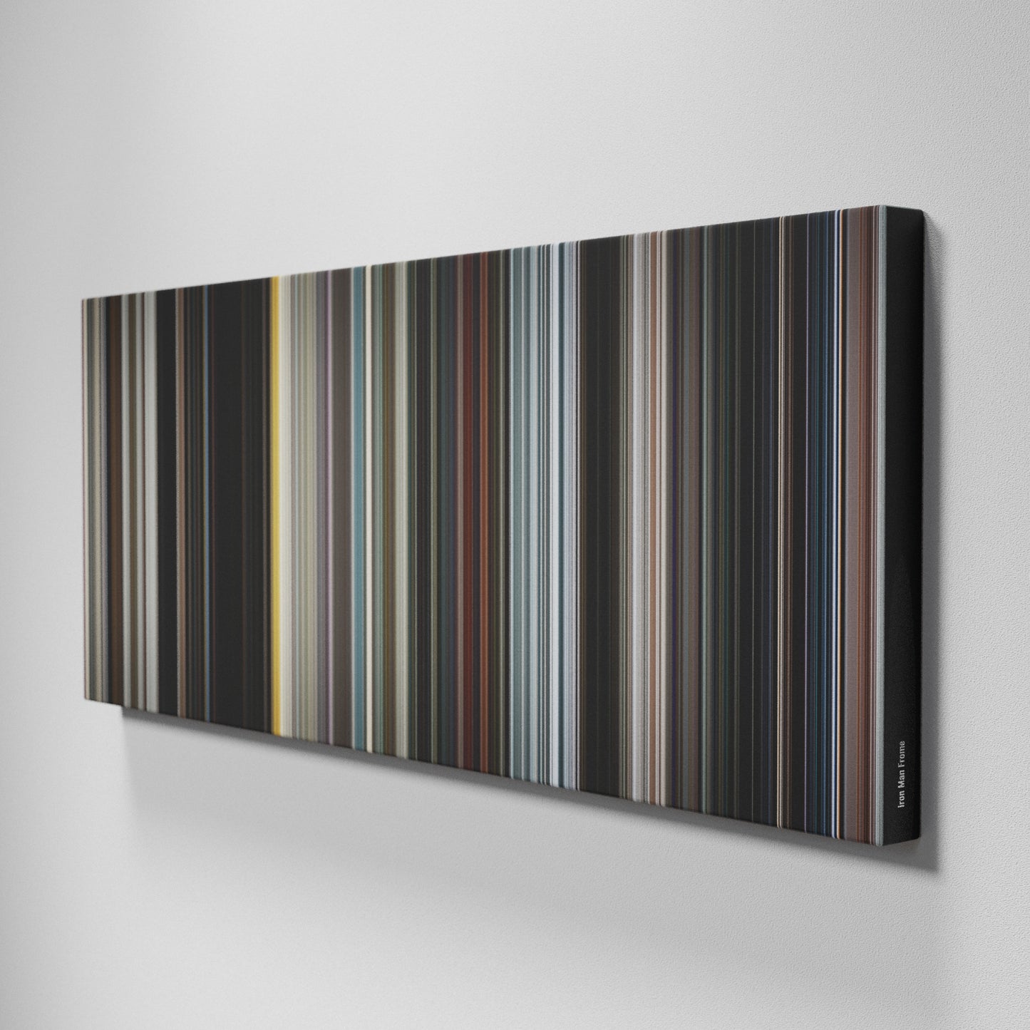 Side view of Buff's of Iron Man Frome on the wall