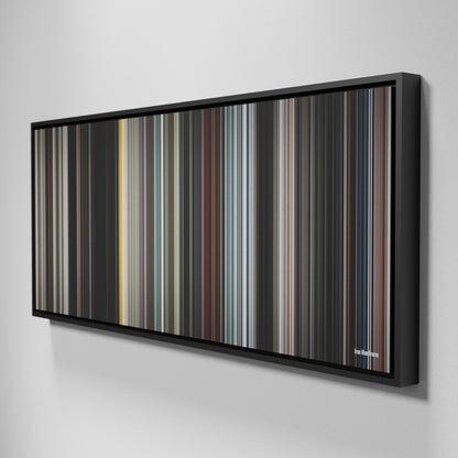 Side view of Framed Buff's of Iron Man Frome on the wall