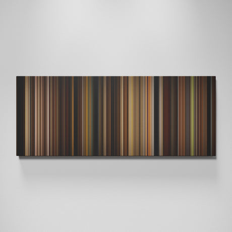 The Godfather movie canvas wall art - color palette print
