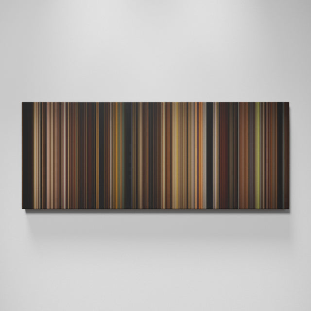 The Godfather movie canvas wall art - color palette print