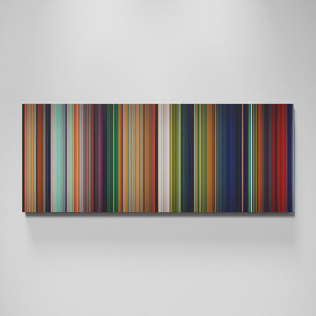 The Lion King movie canvas wall art - color palette print