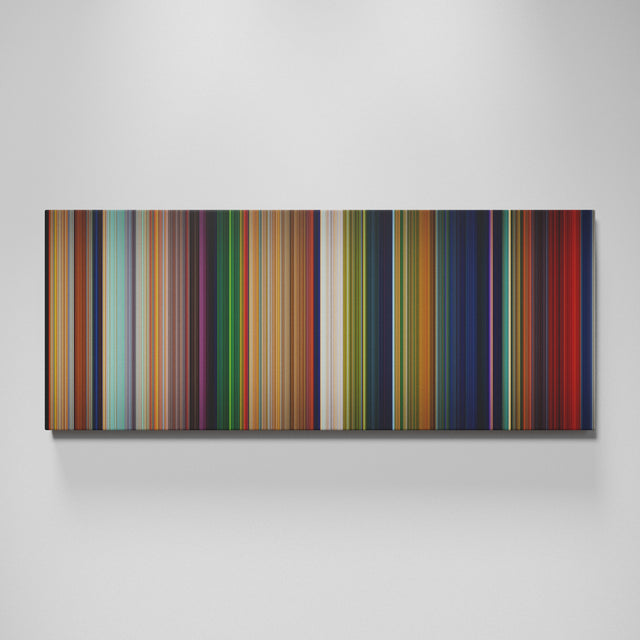 The Lion King movie canvas wall art - color palette print