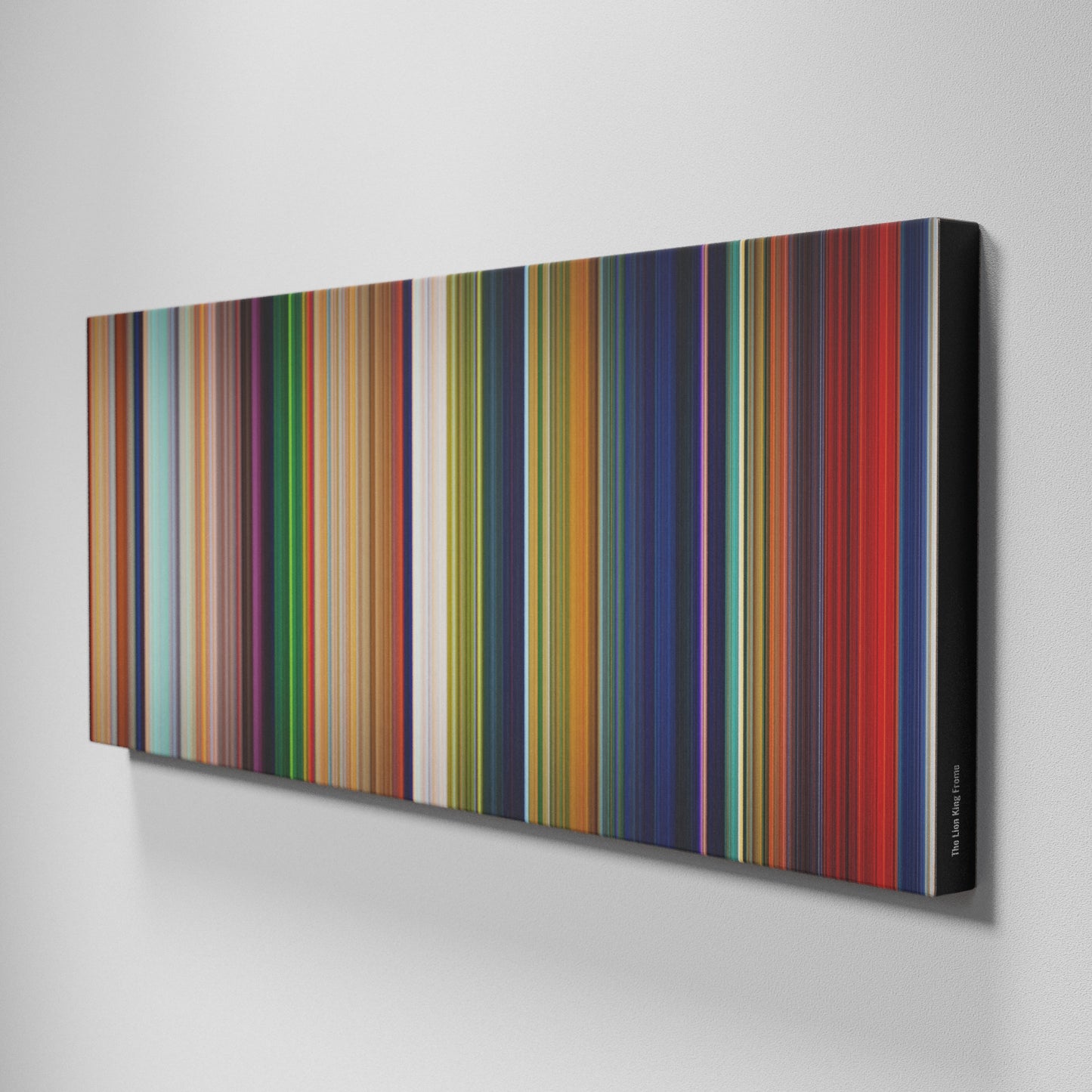 Side view of Buff's of The Lion King Frome on the wall