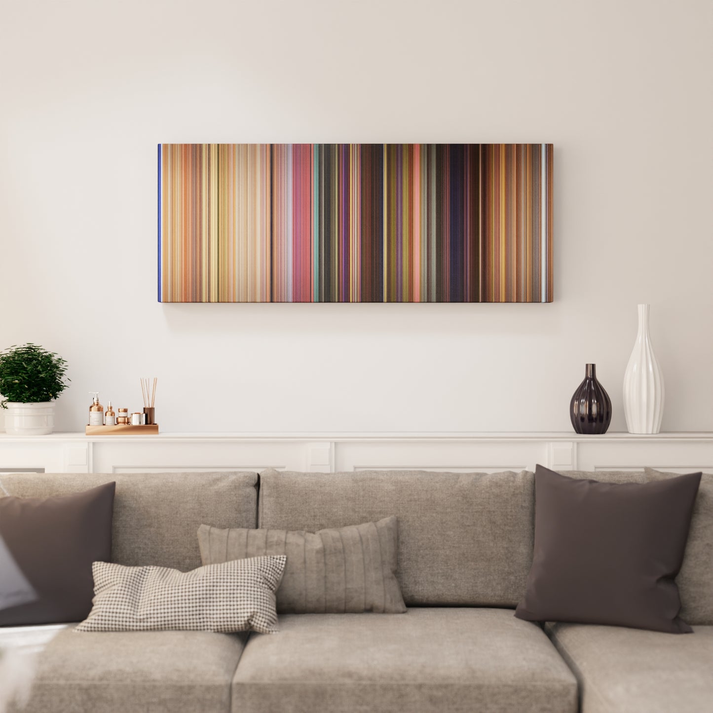 Living room interior with Toy Story Frome on the wall