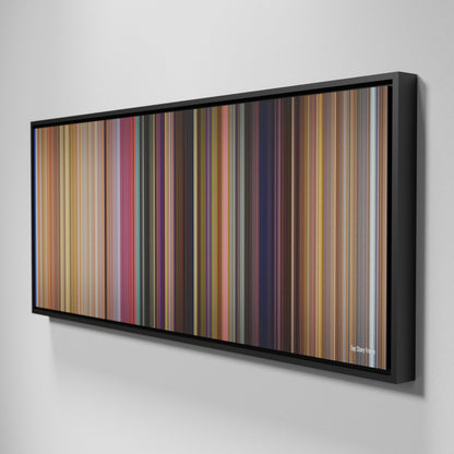 Side view of Framed Buff's of Toy Story Frome on the wall