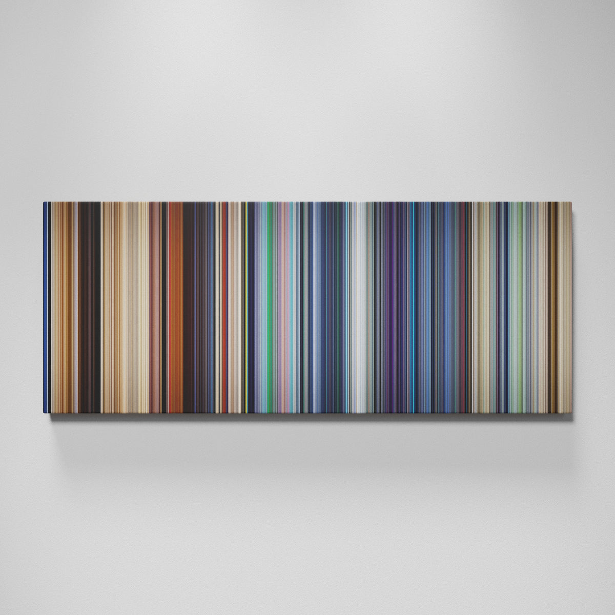 WALL·E movie canvas wall art - color palette print
