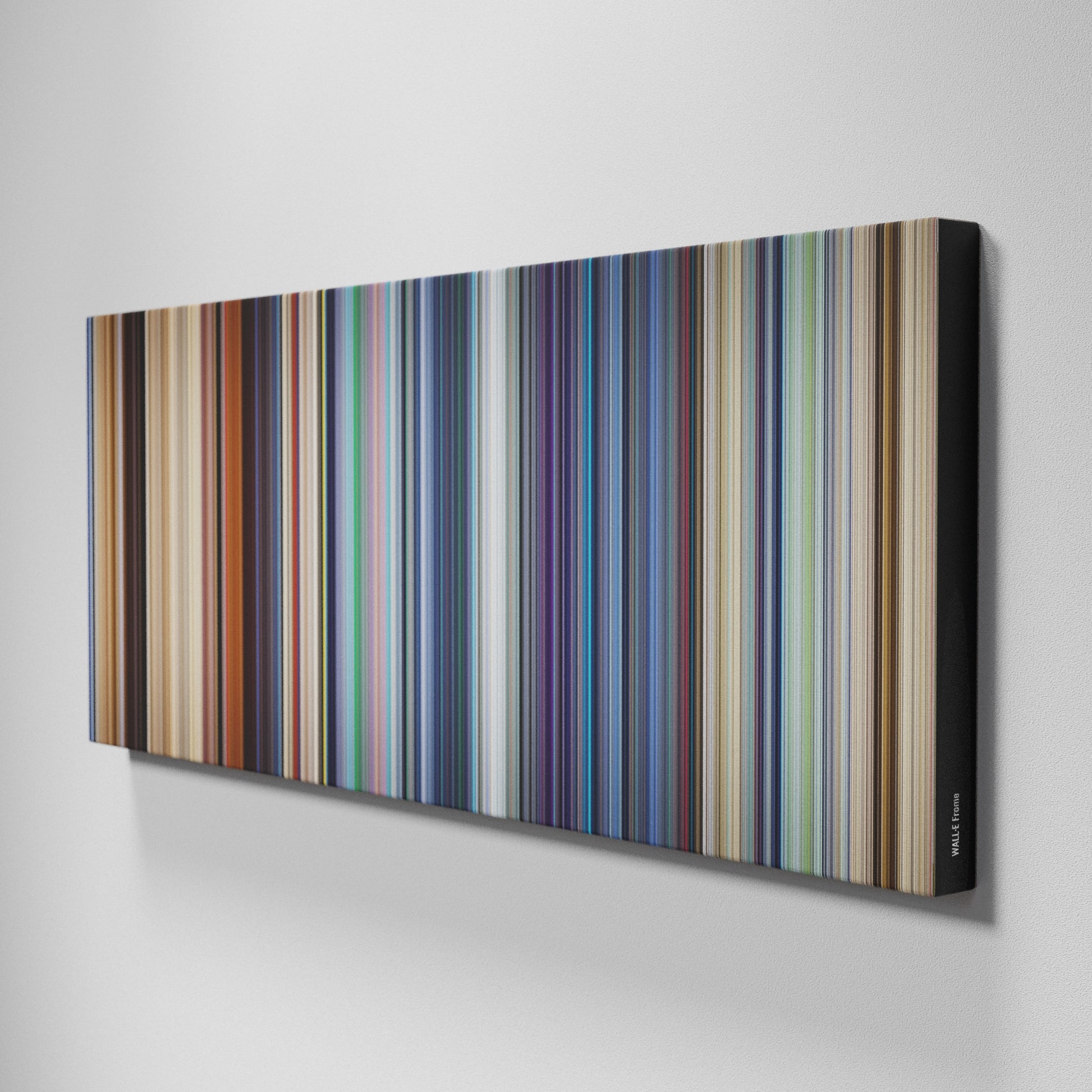 Side view of Buff's of Wall-e Frome on the wall