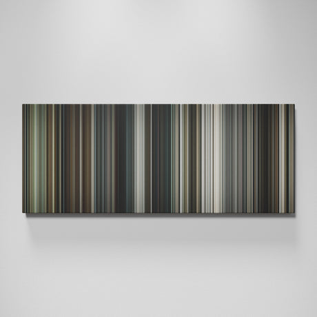 Interstellar movie canvas wall art - color palette print