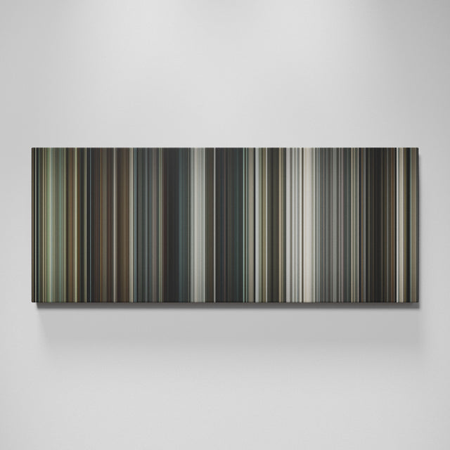 Interstellar movie canvas wall art - color palette print