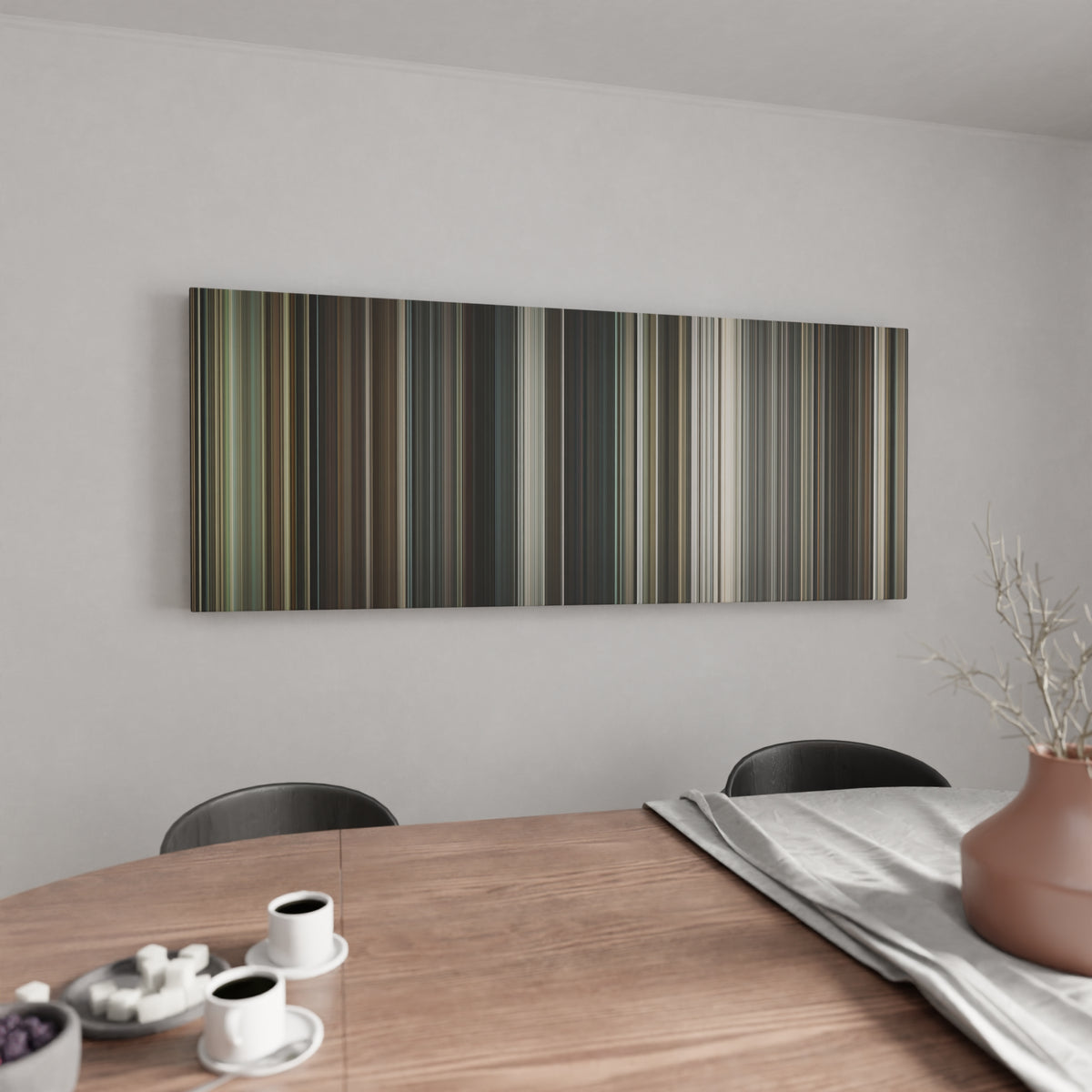 Interstellar canvas wall art in kitchen - movie decor