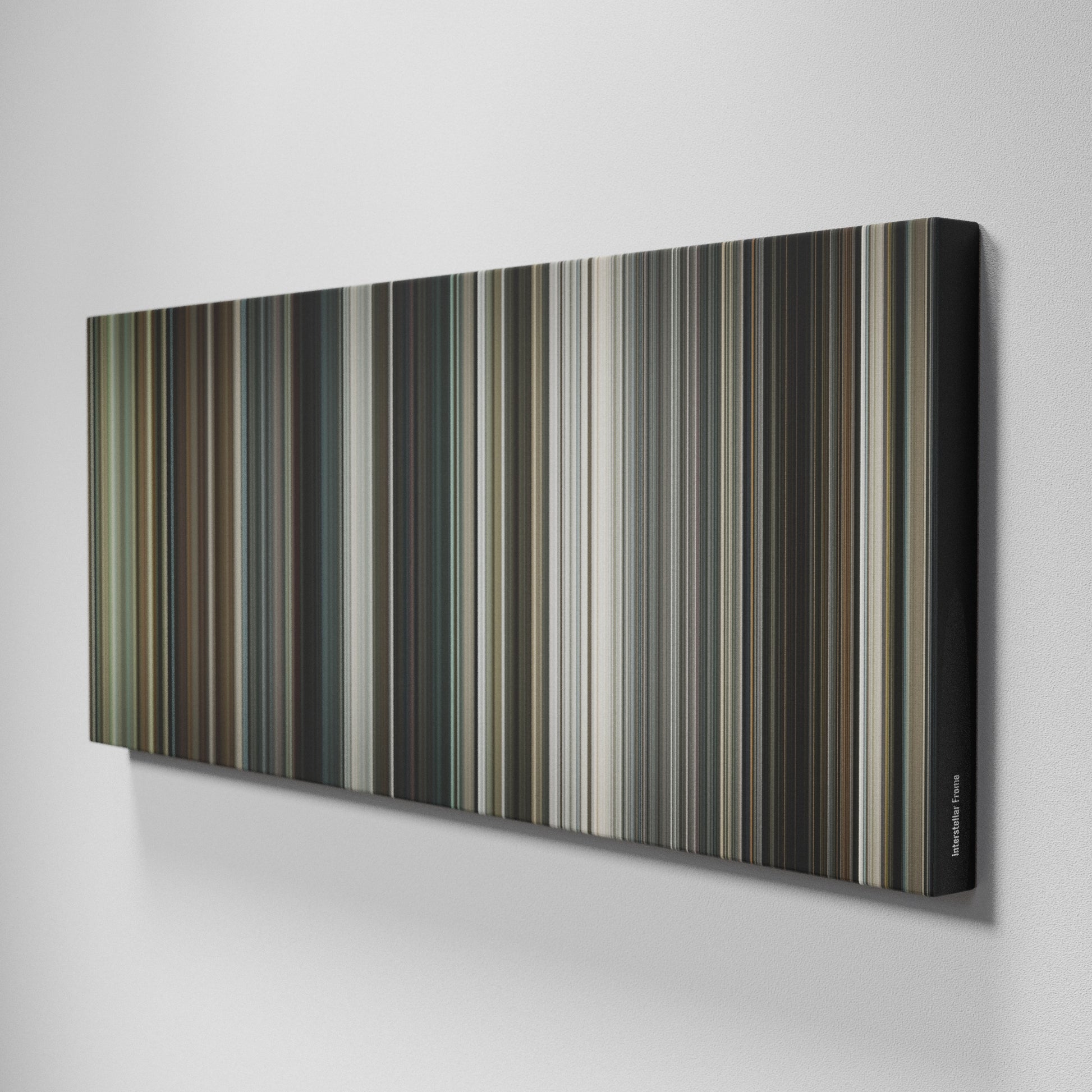 Side view of Buff's of Interstellar Frome on the wall