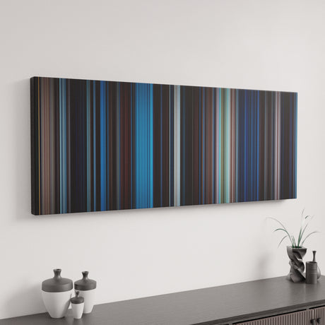 20,000 Leagues Under the Sea canvas art in modern interior - movie color palette