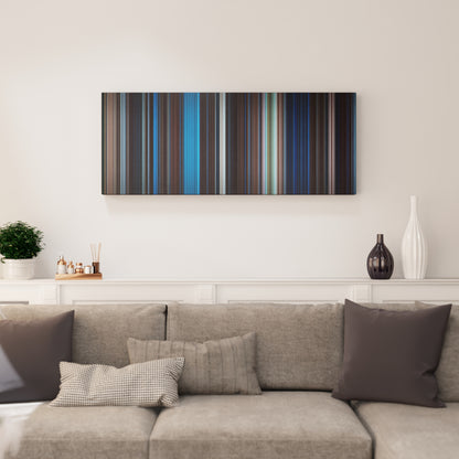 Living room interior with 20,000 Leagues Under the Sea Frome on the wall