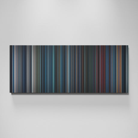 Aliens movie canvas wall art - color palette print